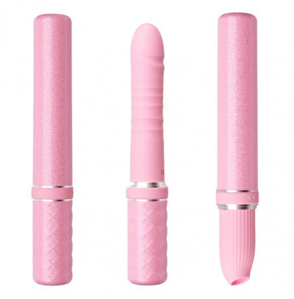 MizzZee - First Love Pleasure Thrusting Suction Wand (Chargeable - Pink) MizzZee - First Love Pleasure Thrusting Suction Wand (Chargeable - Pink)
